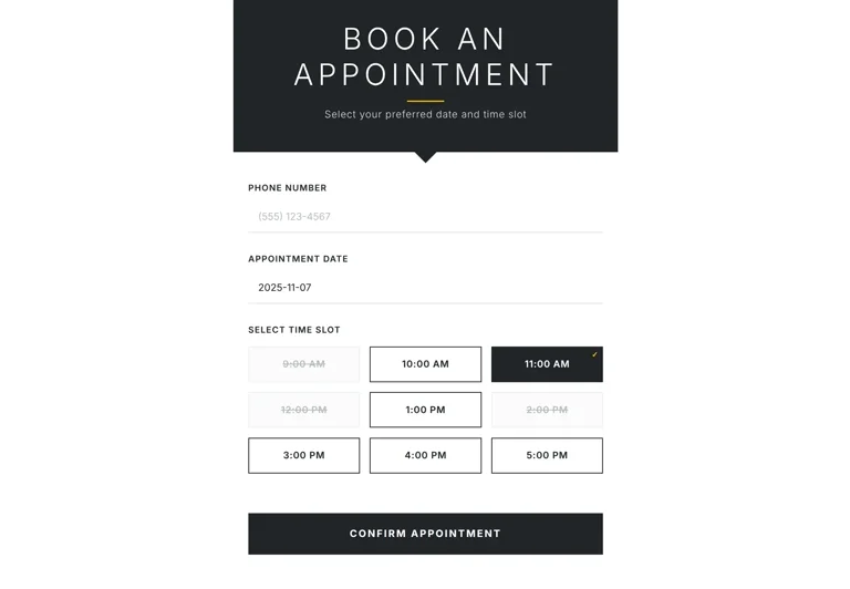 Appointment Form