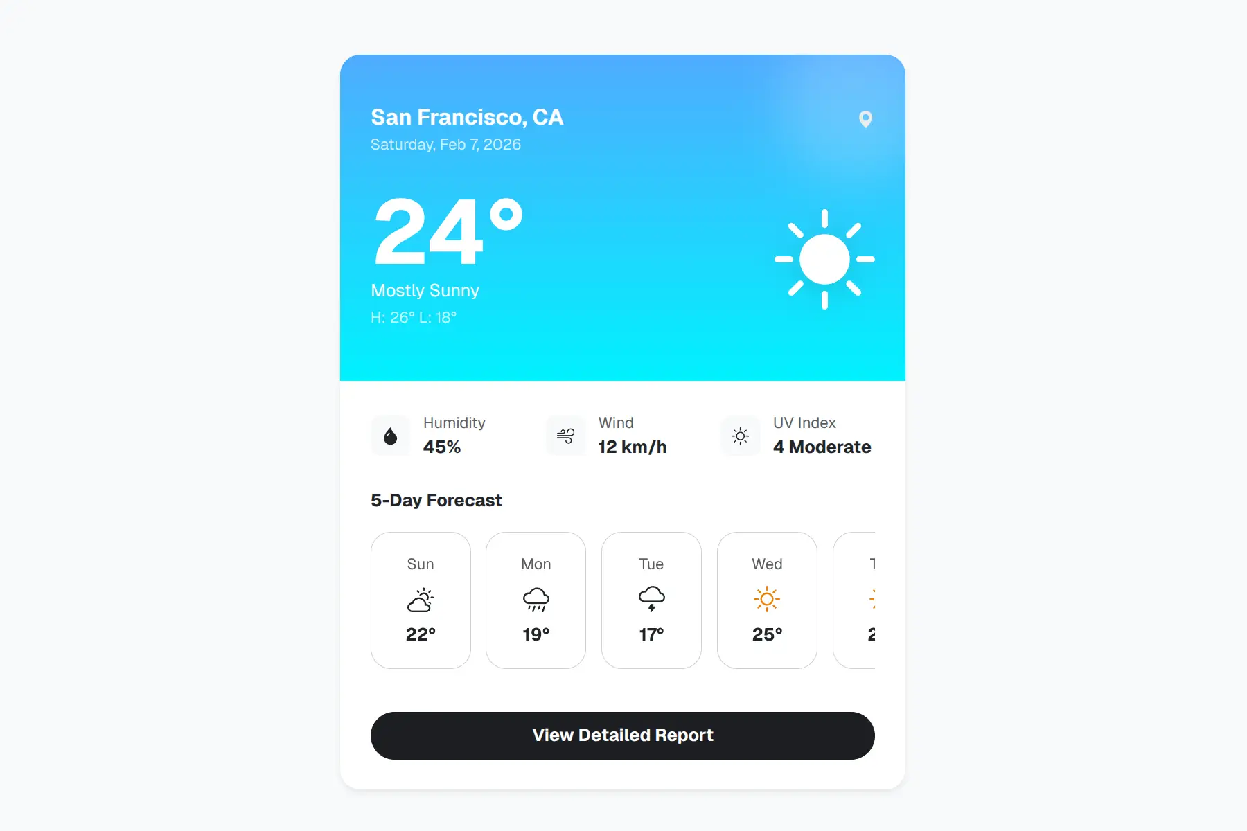 Weather UI