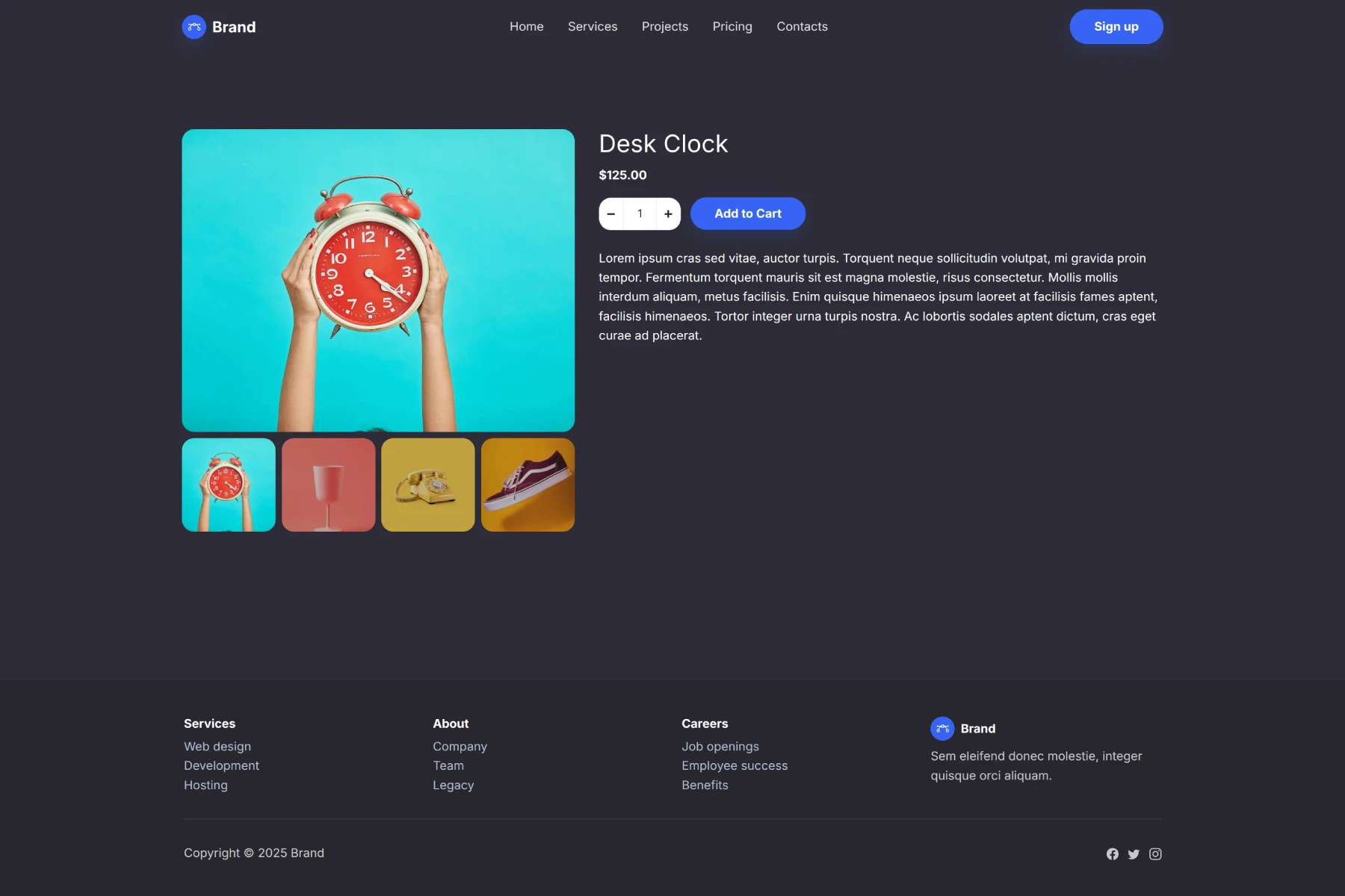 Product Page