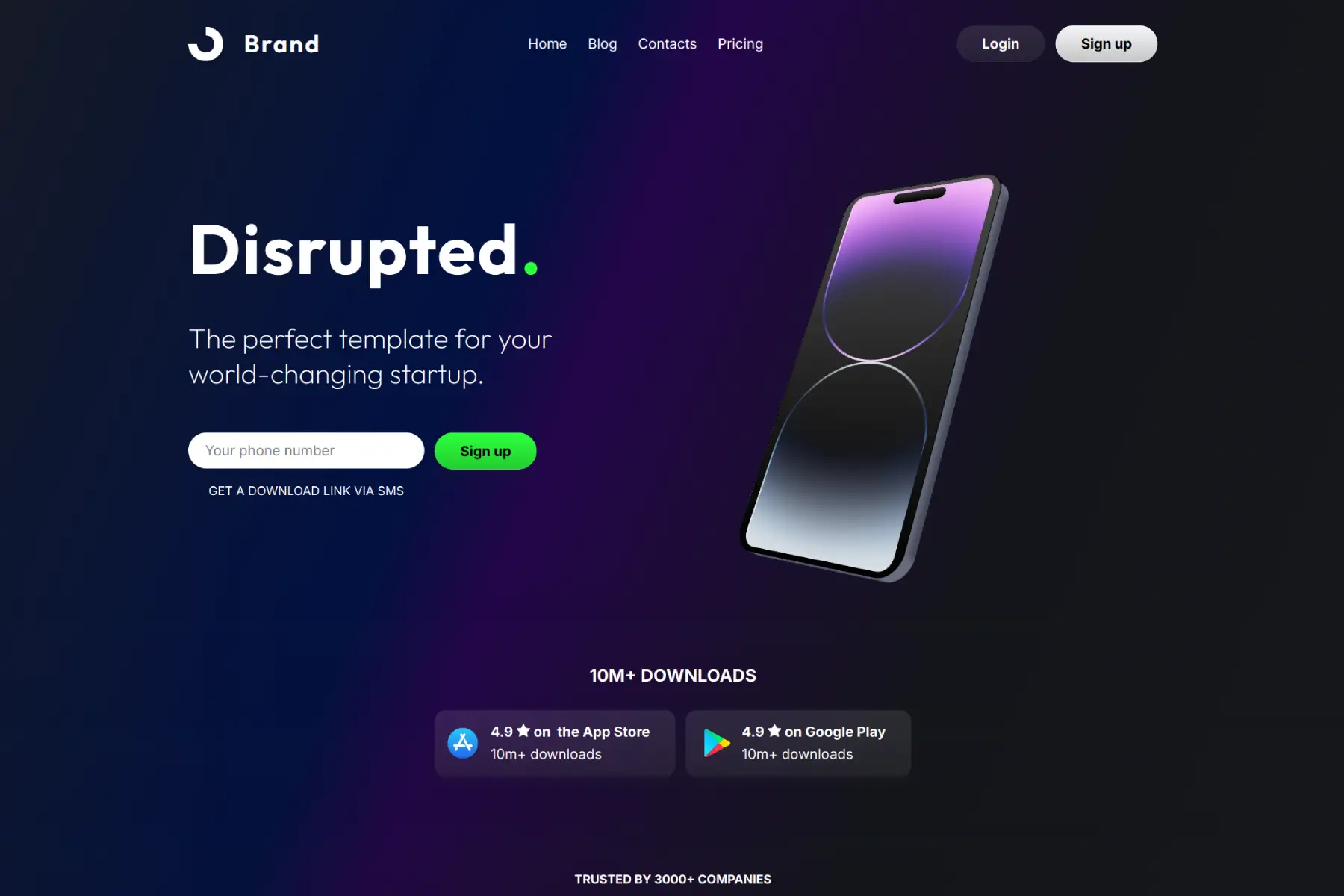 Landing Page App