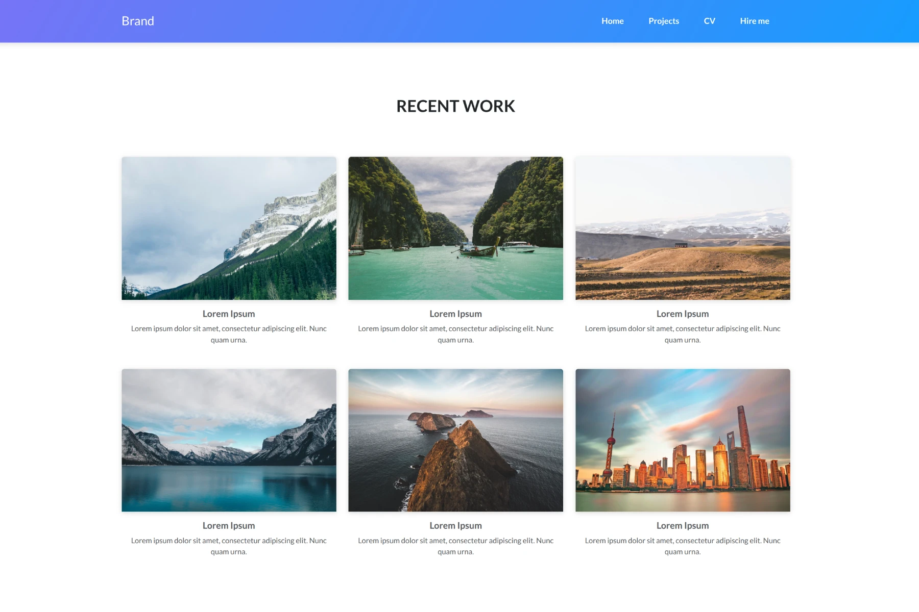 Projects Grid