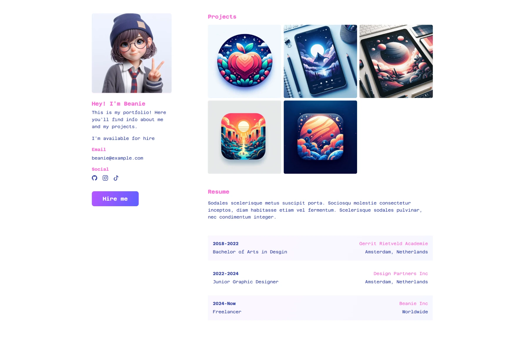 Landing Page