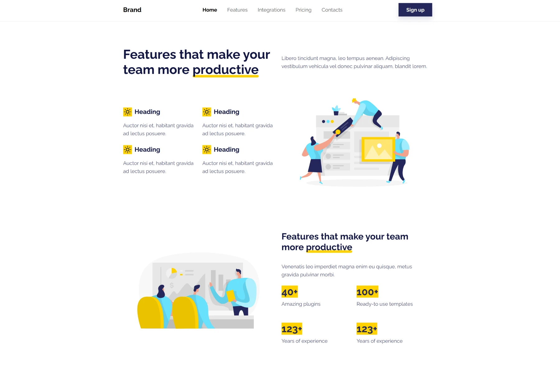 Features Page