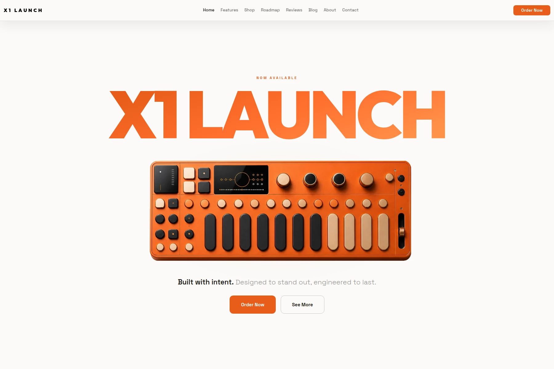 Landing Page (Light)