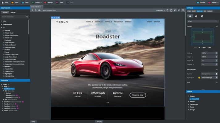 bootstrap studio insert image