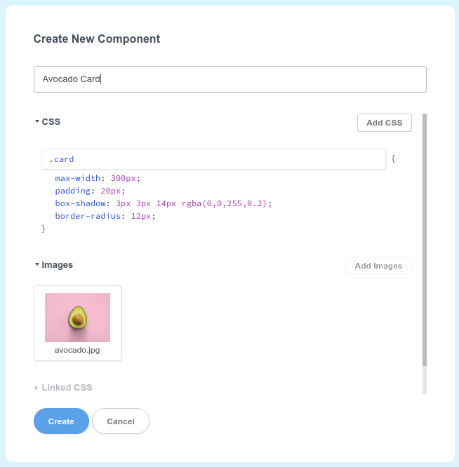 bootstrap studio create component