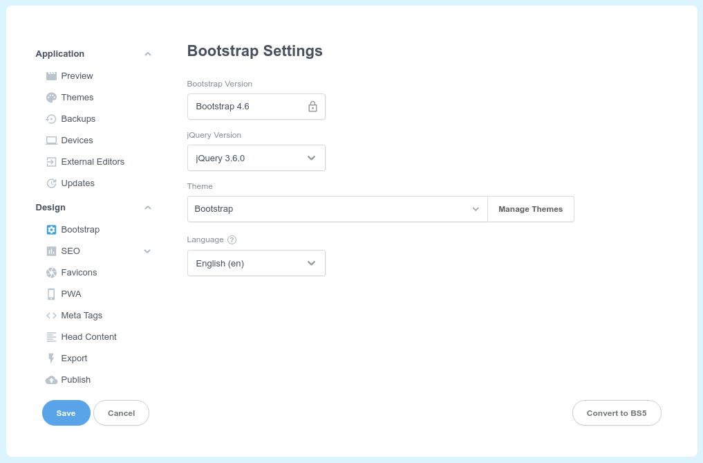 download the new for ios Bootstrap Studio 6.4.5