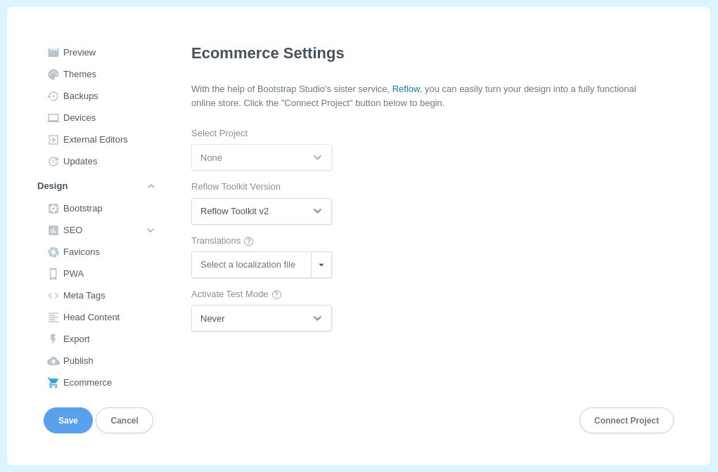 Ecommerce Pane