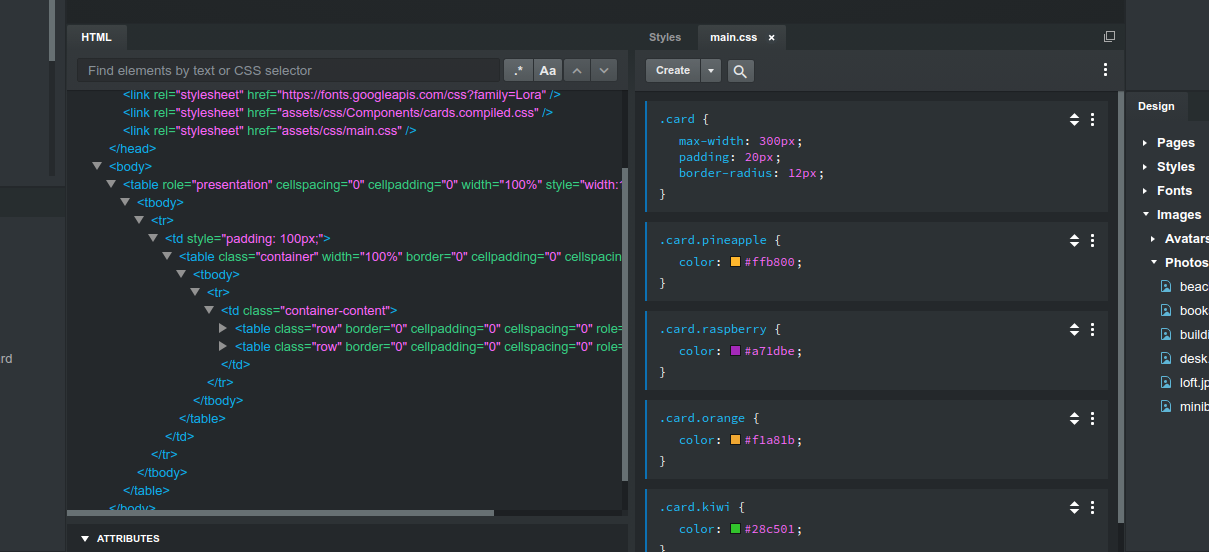 bootstrap studio how to edit column sizes