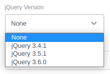 jQuery Settings