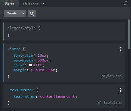 Where Not to Apply Margins and Padding in Bootstrap Structures